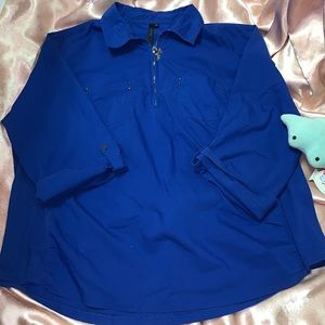 Blue dress shirt